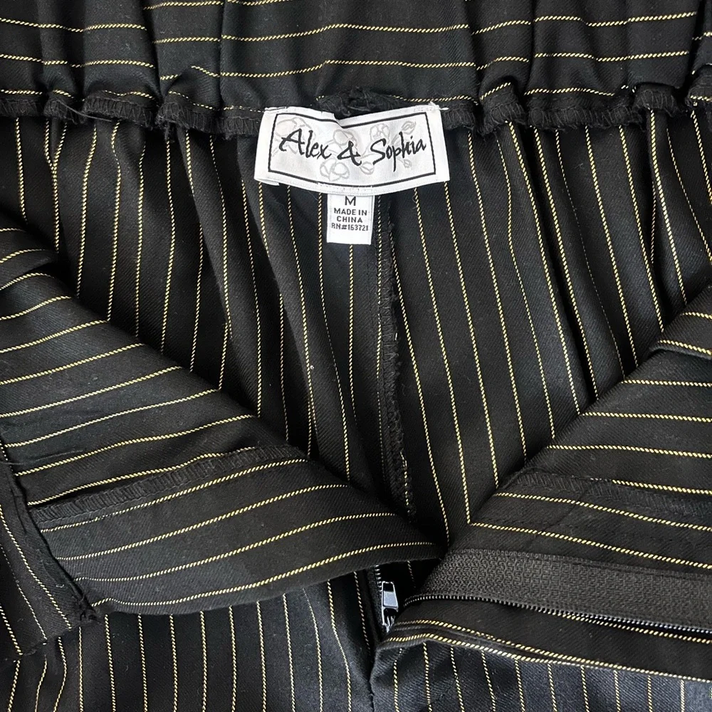 Alex & Sophia Pin Striped Trouser Pants